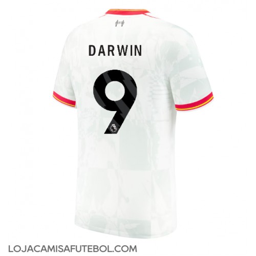 Camisa de Futebol Liverpool Darwin Nunez #9 Equipamento Alternativo 2024-25 Manga Curta